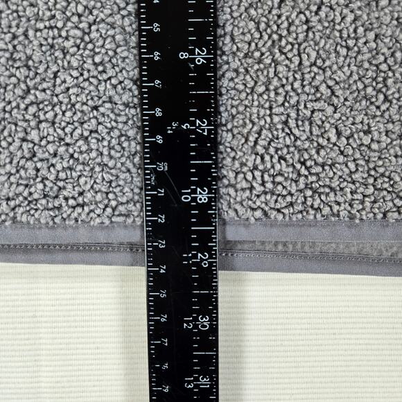 Under Armor 1/4 Button Up Sherpa Fleece Pullover Orange Gray Sweatshirt Size XL - Picture 5 of 7